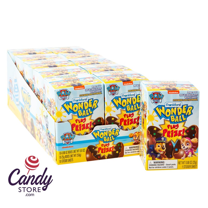 Paw Patrol Wonder Ball Plus Toy 0.88oz Box – 10ct