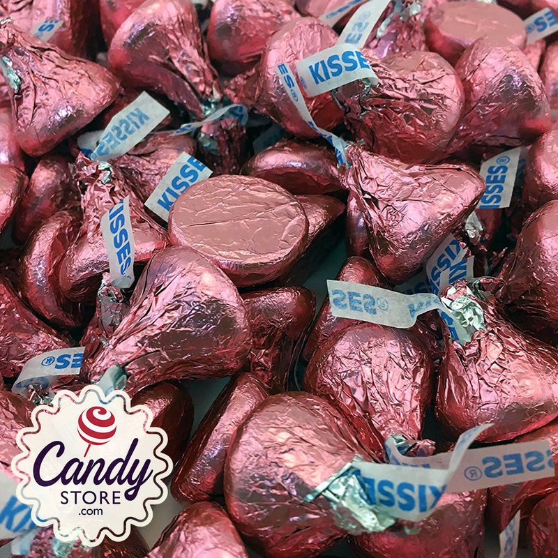 Pink Hershey Kisses – 4.17lb Bulk