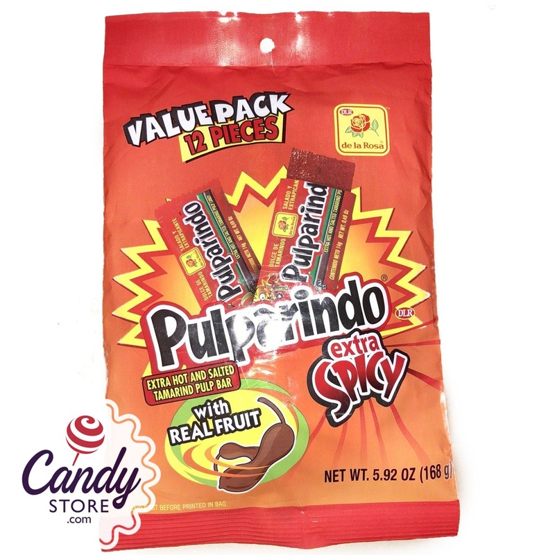 Pulparindo Extra Spicy 5.92oz Peg Bags – 24ct