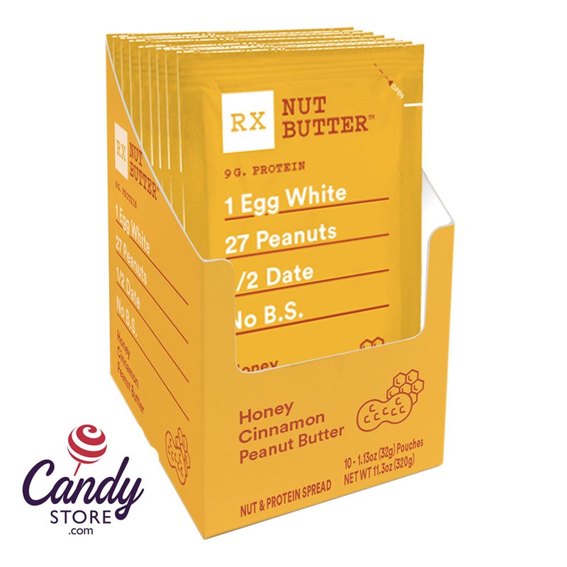 Rx Bar Nut Butter Honey Cinnamon Peanut Butter 1.12oz – 10ct
