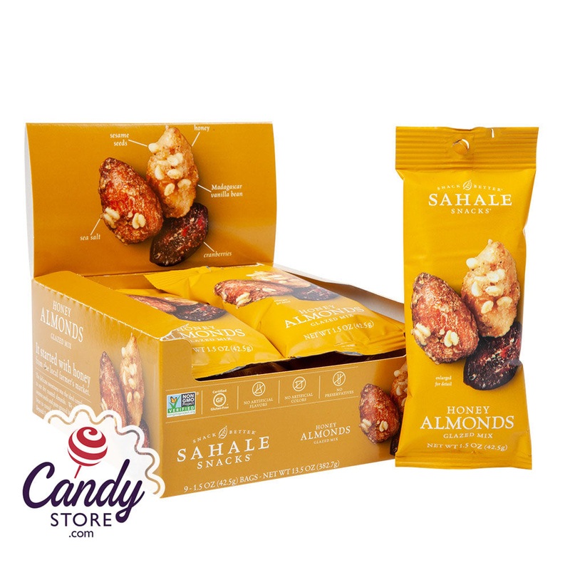 Sahale Almonds With Cranberry Honey And Sea Salt 1.5oz – 9ct