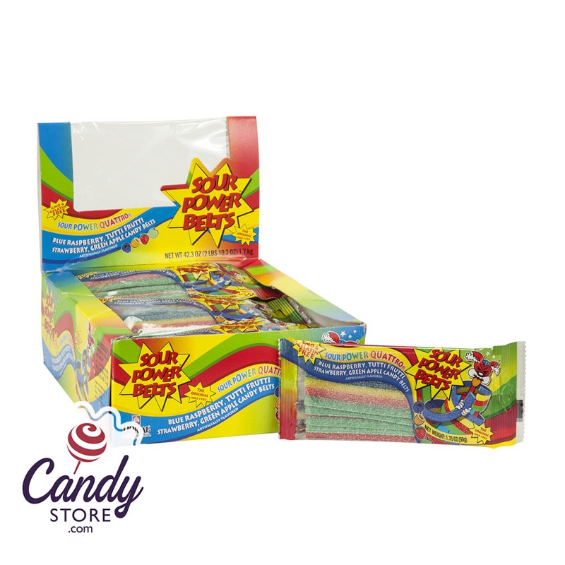 Sour Power Quattro Sour Belts 1.75oz – 24ct