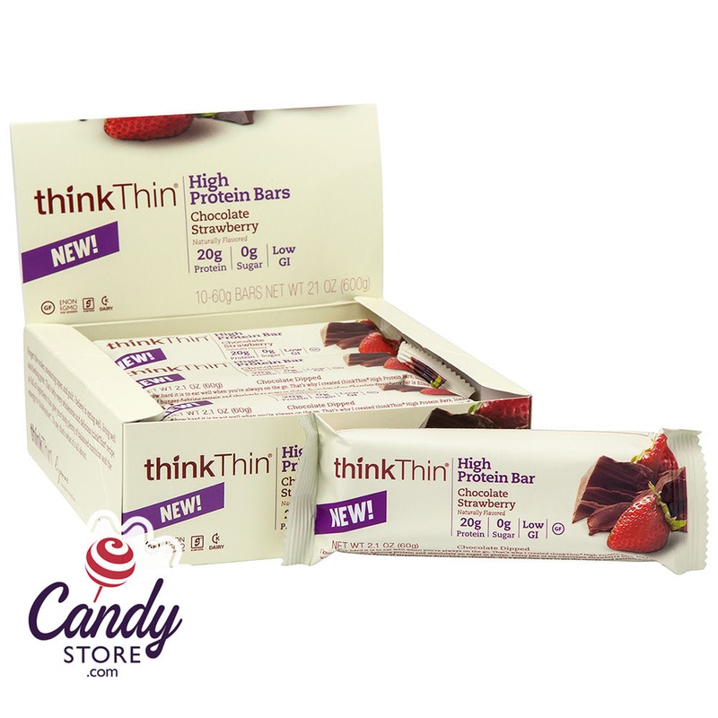 Think Thin Chocolate Strawberry Protein Bar 2.1oz – 10ct