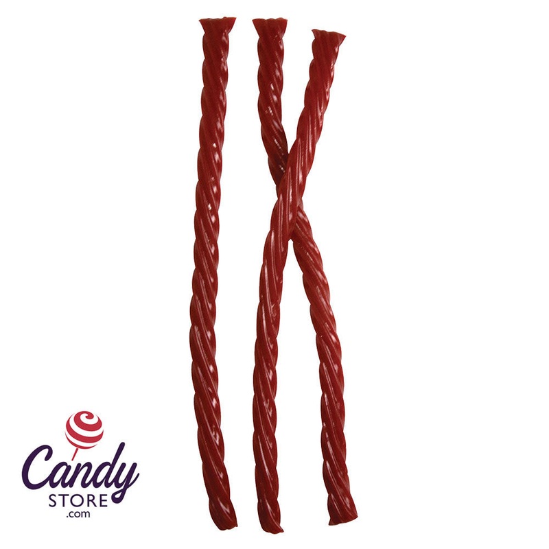 Unwrapped Twizzlers Strawberry Licorice – 5lb Bulk