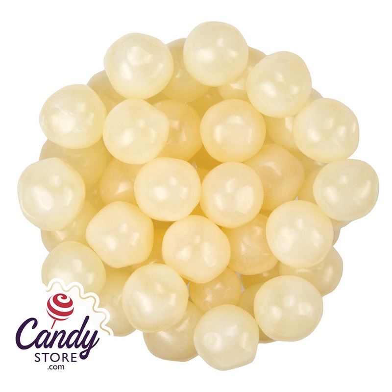 White Pina Colada Fruit Sours Balls Candy – 5lb