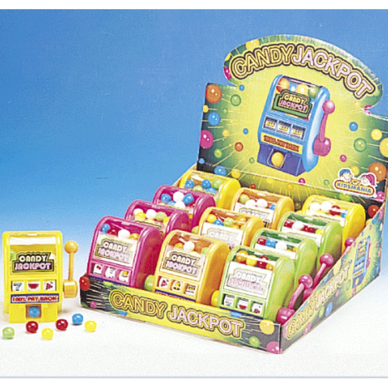Candy Jackpot Slot Machine Dispenser – 12ct