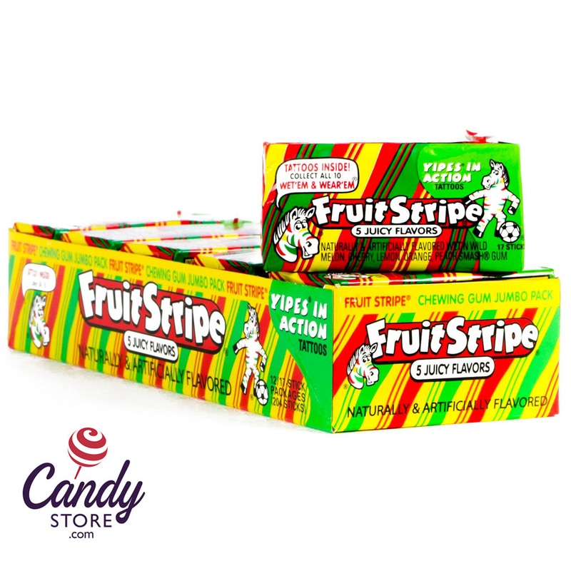 Fruit Stripe Original Gum – 12ct
