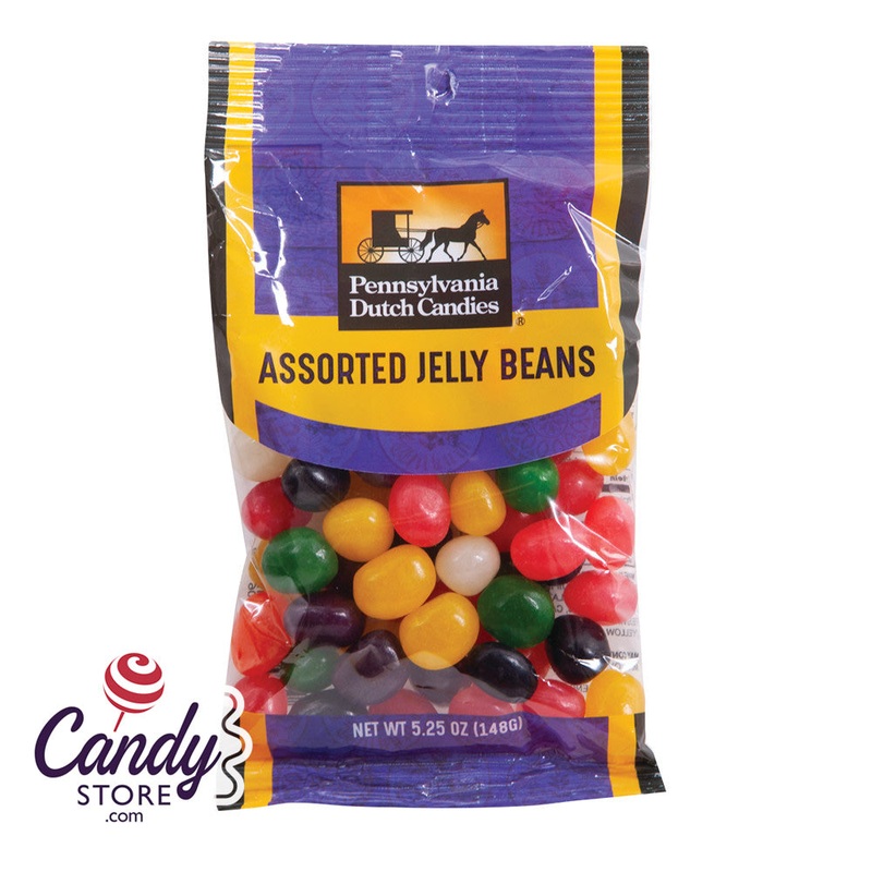 Jelly Beans Assorted Peg Bags – 12ct