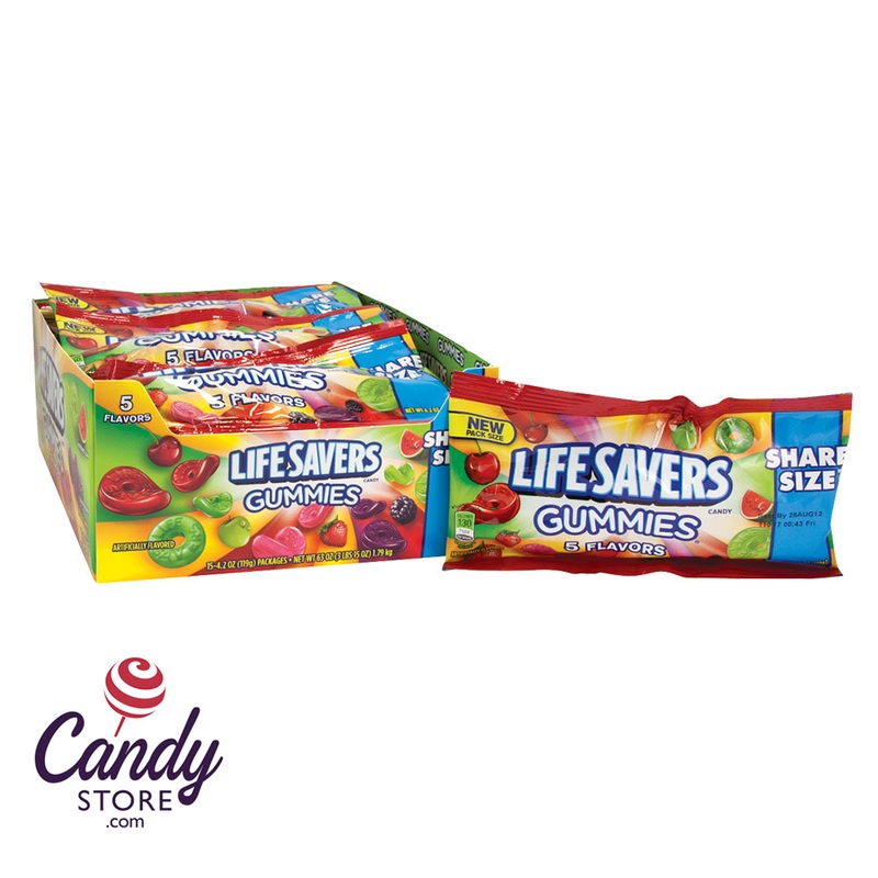 Lifesavers 5 Flavor Gummies 4.2oz Share Size – 15ct
