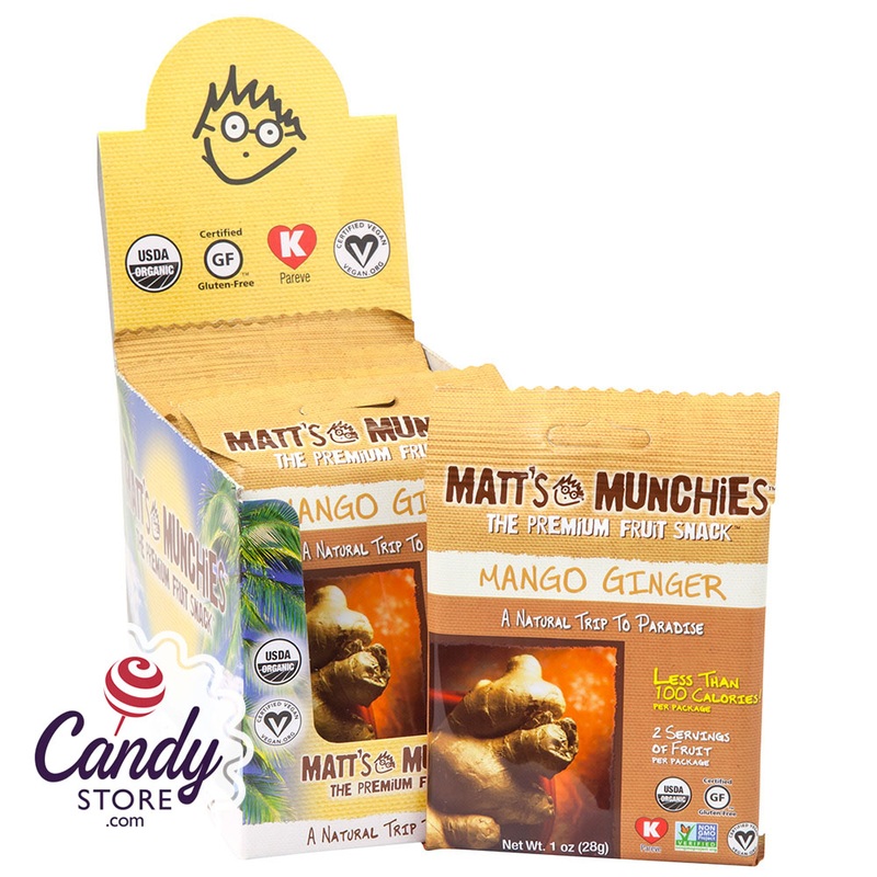 Matt’s Munchies Mango Ginger 1oz – 12ct