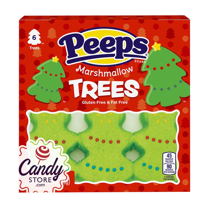 Peeps Marshmallow Trees 6-Piece 3oz Tray – 12ct