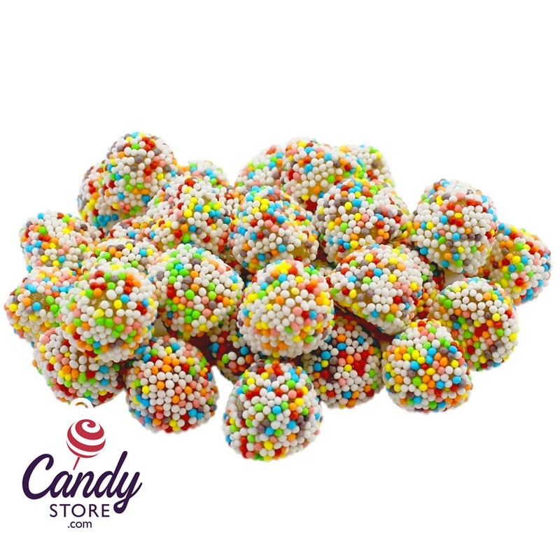 Rainbow Berries Gustaf’s Non Pareil Gummy Drops – 2.2lb