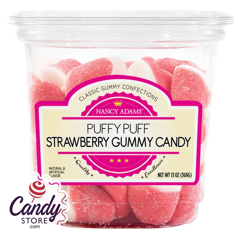 Strawberry Puffy Puffs Gummy Candy – 12ct