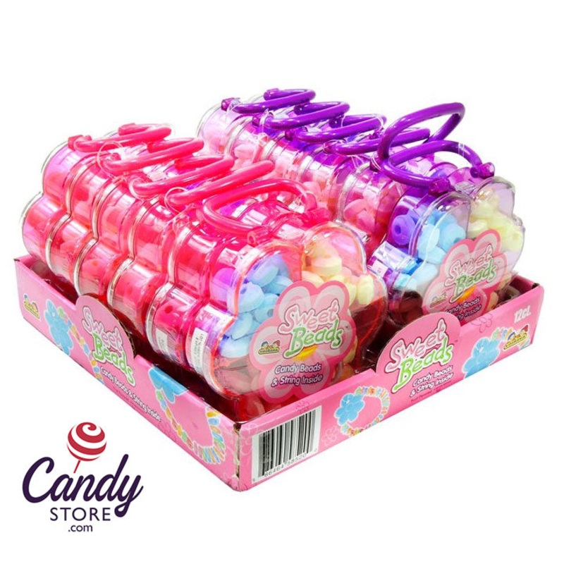 Sweet Beads Candy Beads with String – 12ct