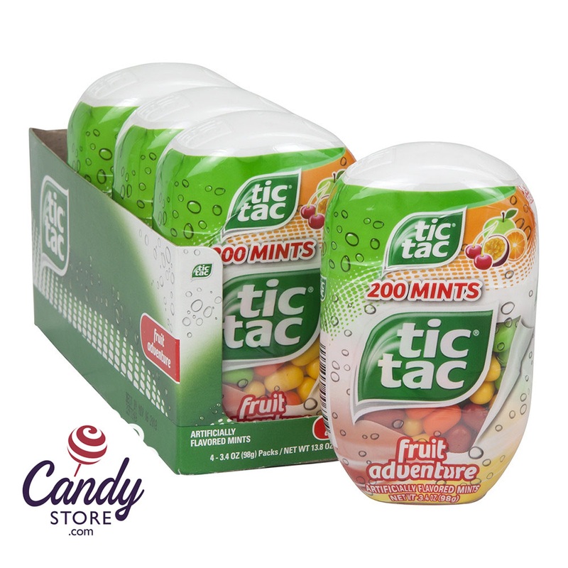 Tic Tac Fruit Adventure Bottle Pack 3.4oz – 4ct