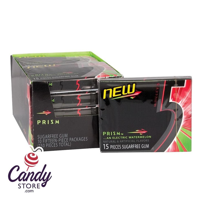 5 Prism Watermelon Gum – 10ct