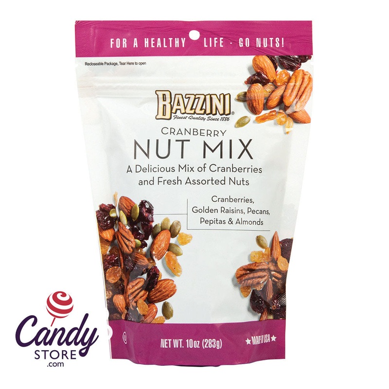 Bazzini Cranberry Nut Mix 10oz – 8ct