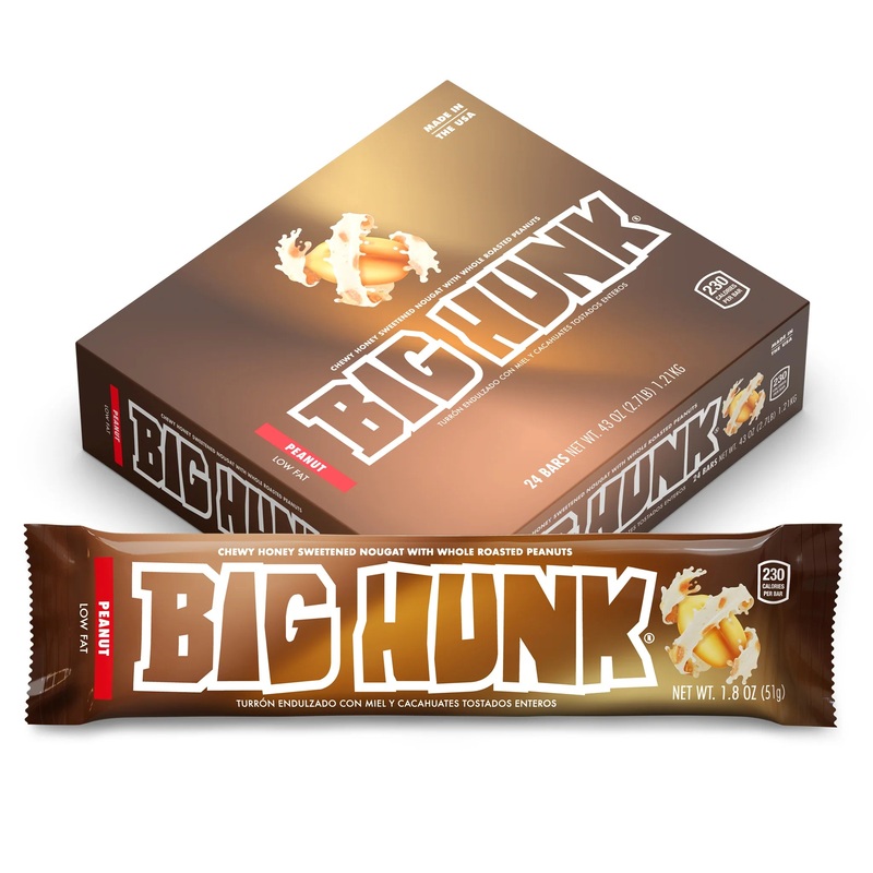 Big Hunk Peanut Bars – 24ct