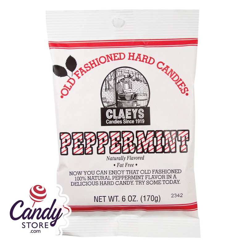 Claey’s Peppermint Drops 6oz Bag – 24ct