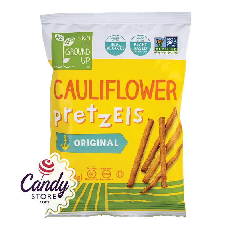 From The Ground Up Cauliflower Sea Salt Pretzel Sticks 1oz Pouch – 24ct