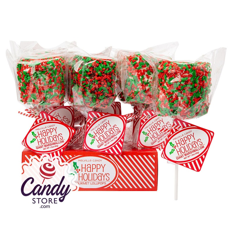 Giant Marshmallow Christmas 1.5oz Pop – 12ct