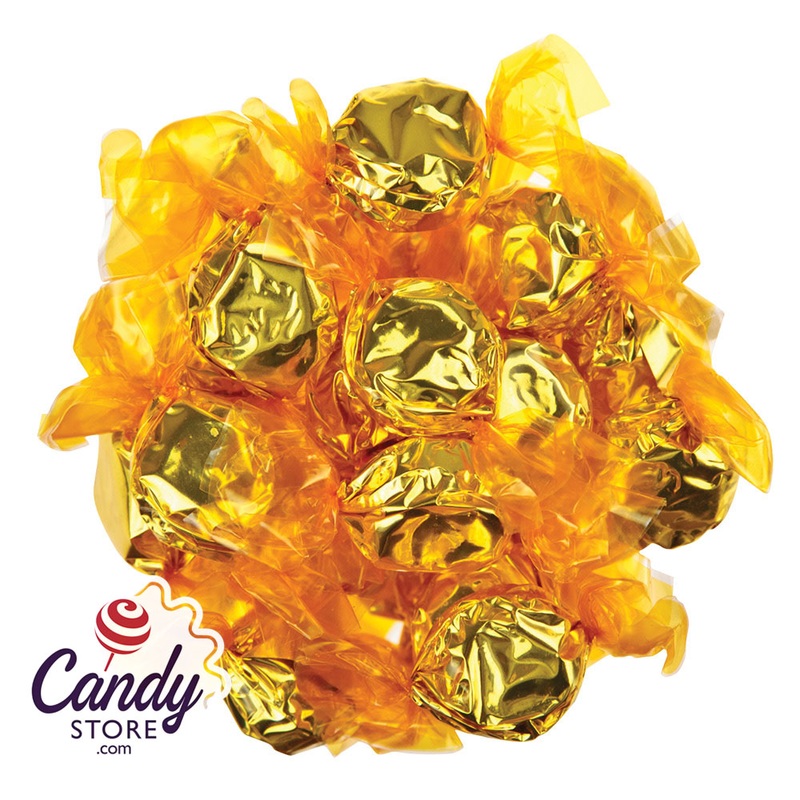 Hillside Sweets Wrapped Yellow Lemon Hard Candy – 5lb