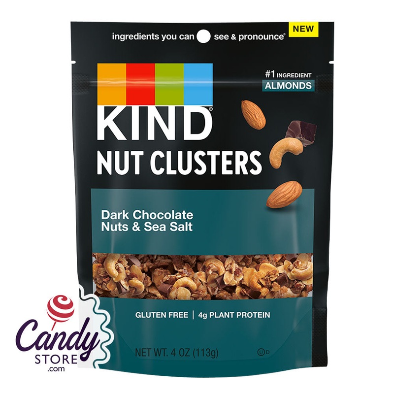 Kind Nut Clusters Dark Chocolate Nuts & Sea Salt 4oz – 8ct