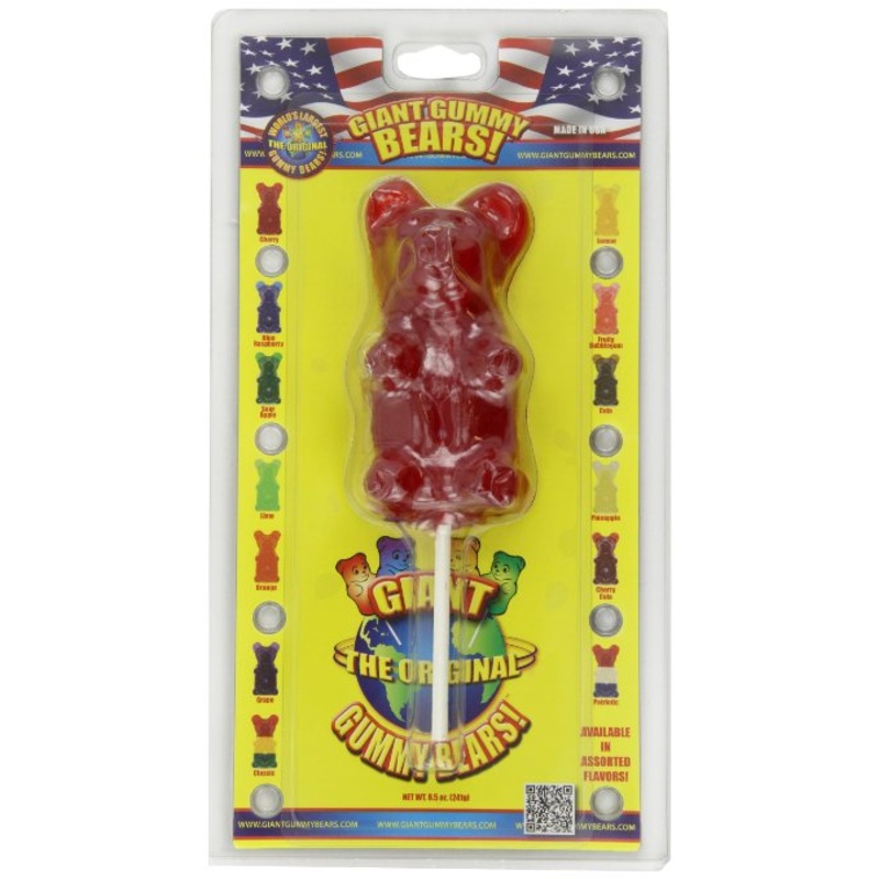 Large Gummy Bears on a Stick – 12ct