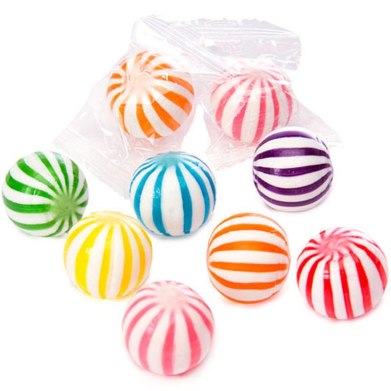 Large Striped Balls Assorted Colors – 5lb