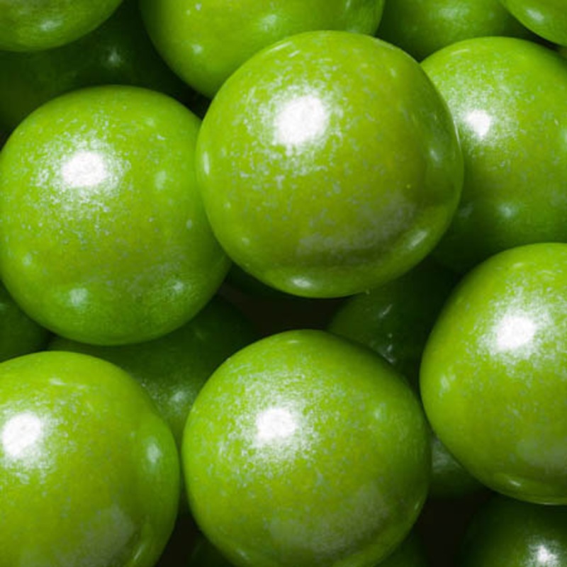 Lime Green Shimmer Gumballs – 2lb