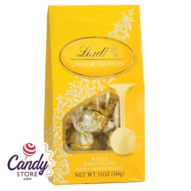 Lindt Lindor White Chocolate Truffles Bag – 6ct