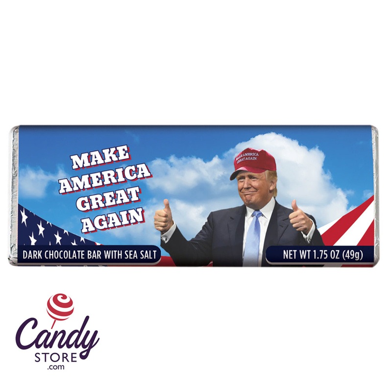 NYC Souvenir Make America Great Again 1.75oz Milk Chocolate Wrapper Bar – 24ct