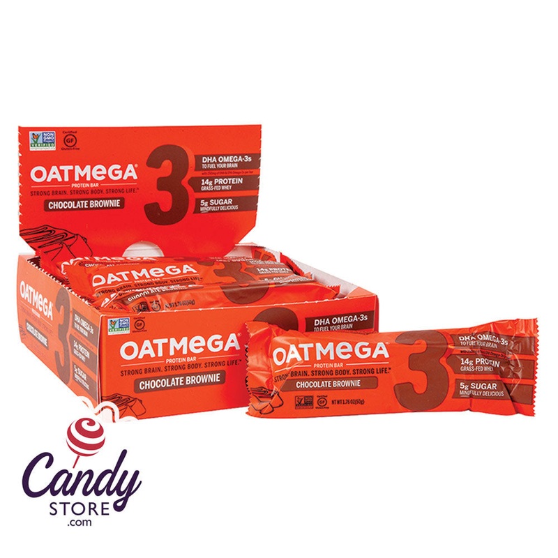 Oatmega Brownie Crisp Bar 1.8oz – 12ct