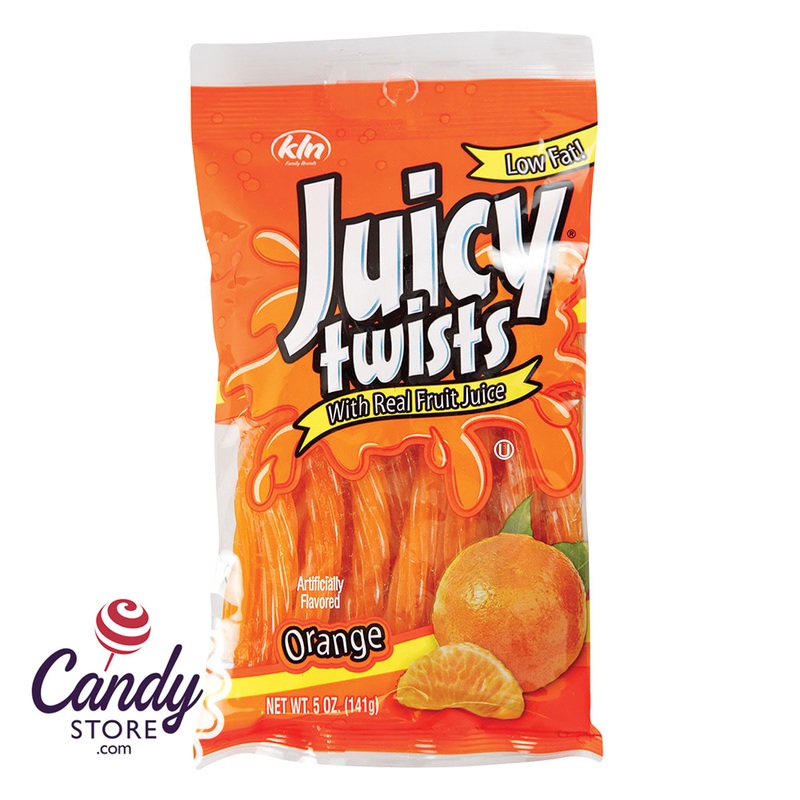 Orange Juicy Twists 5oz Peg Bag – 12ct