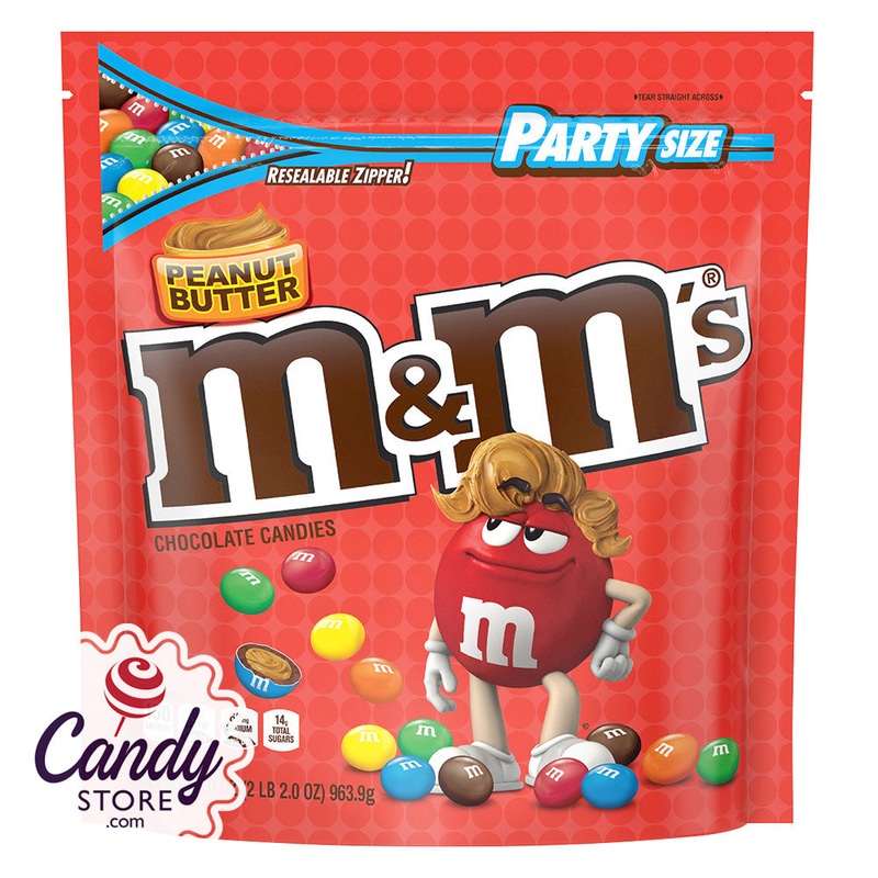 Peanut Butter M&M’s Party Size – 6ct Pouches