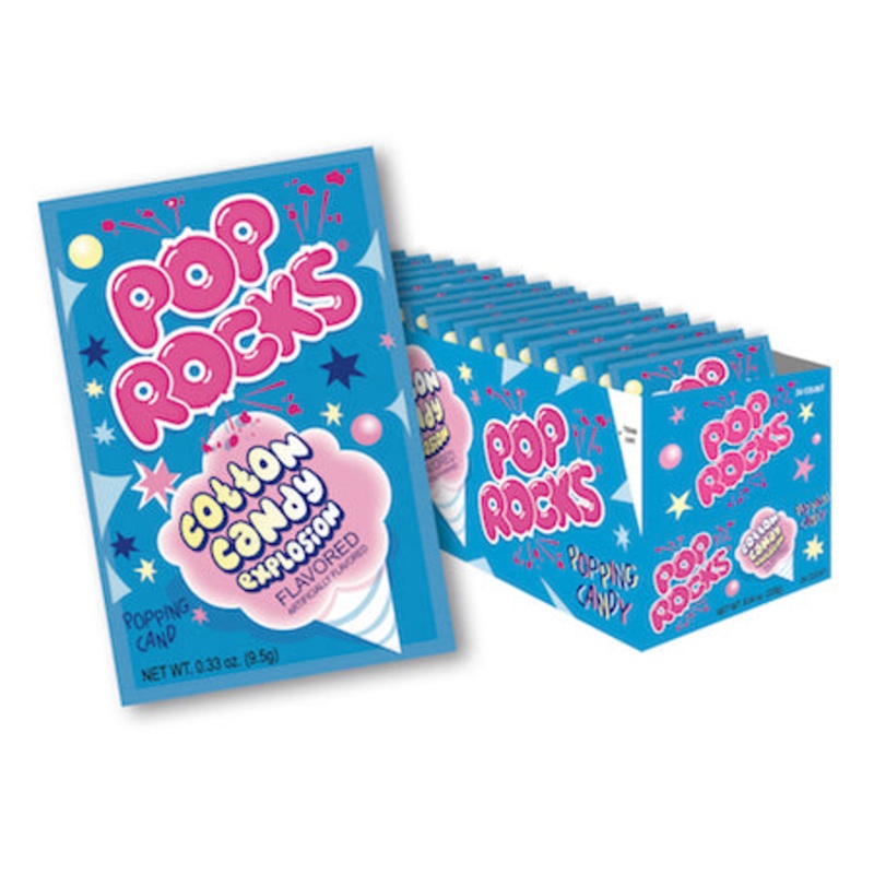 Pop Rocks Cotton Candy Candy Packs – 24ct Box