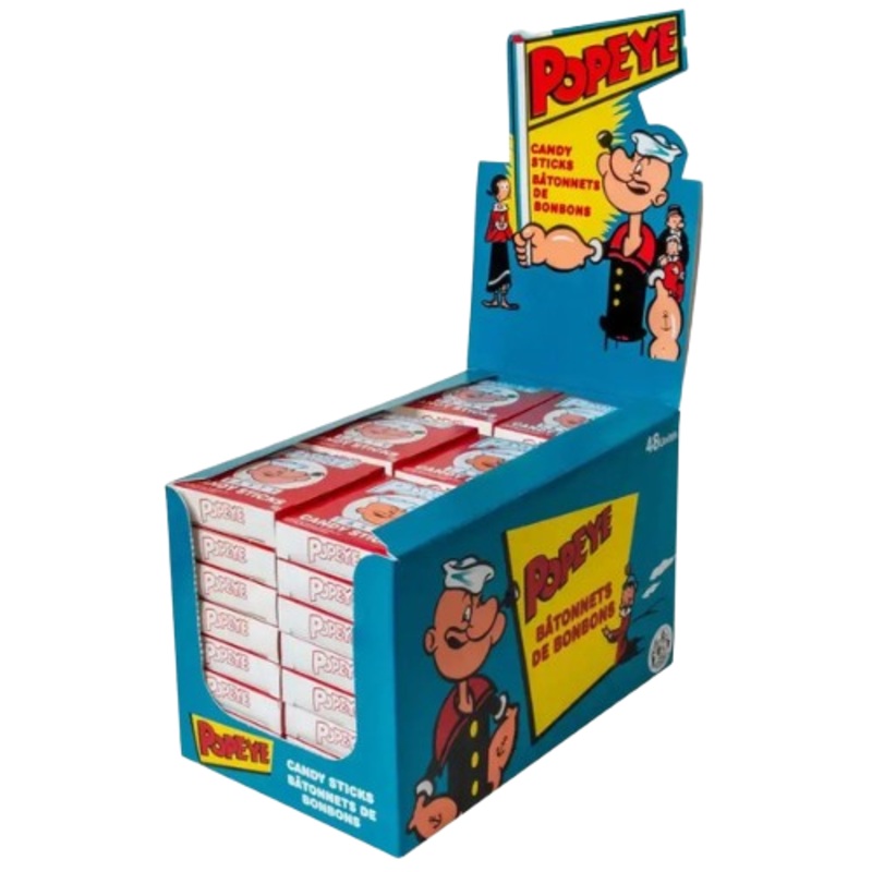 Popeye Candy Sticks 16 g Box