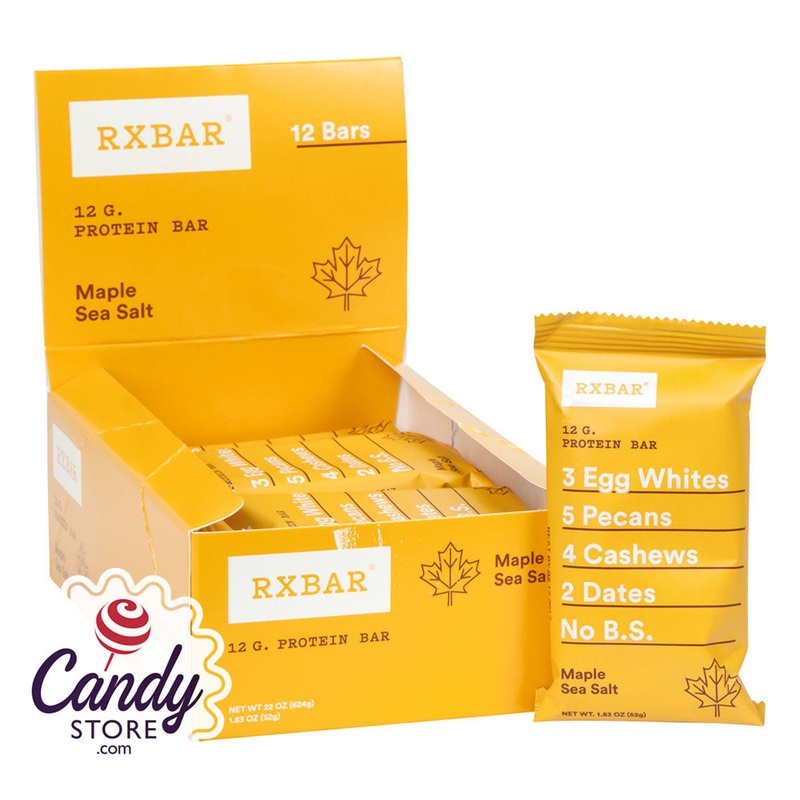 Rx Bar Maple Sea Salt 1.83oz Protein Bar – 12ct