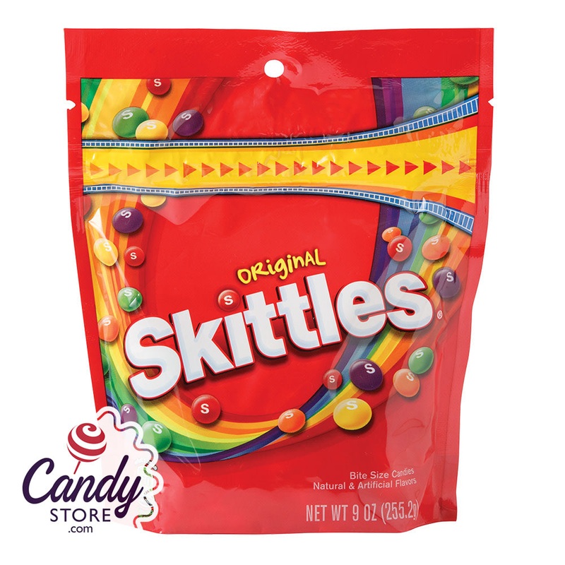 Skittles Original Resealable Pouches – 8ct