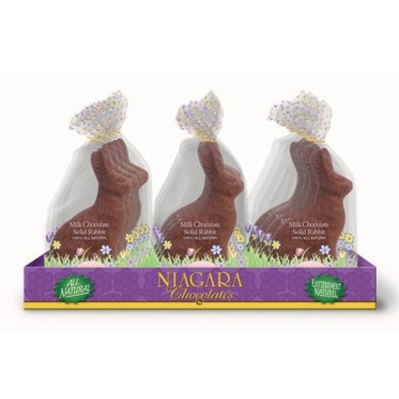 Solid Milk Chocolate Rabbits 6oz – 12ct