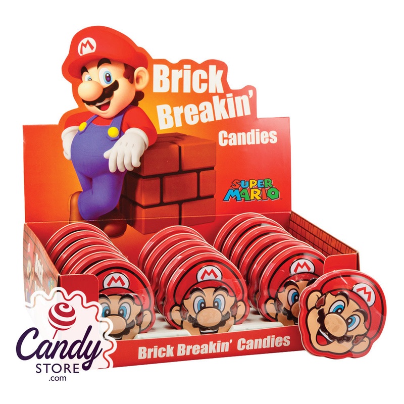 Super Mario Brick Breakin’ Candies – 18ct Tins