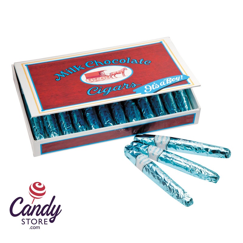 Thompson It’s A Boy Milk Chocolate Foiled Cigars 0.75oz – 24ct
