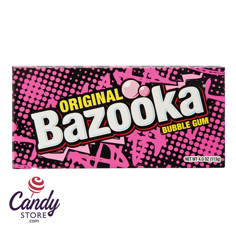 Bazooka Original Gum 4oz Theater Box – 12ct