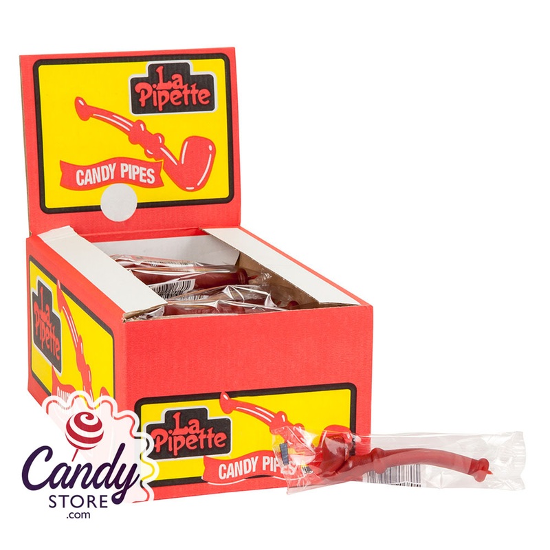 Candy Pipes Red Licorice 0.6oz – 60ct