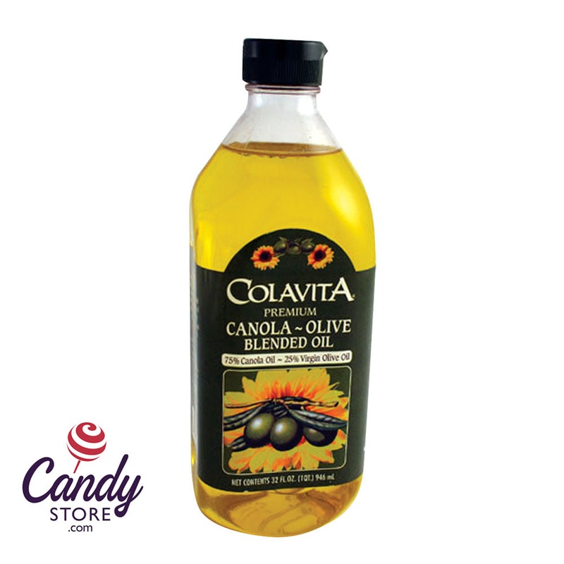 Colavita Canola Olive Blended Oil 32oz Bottle – 12ct