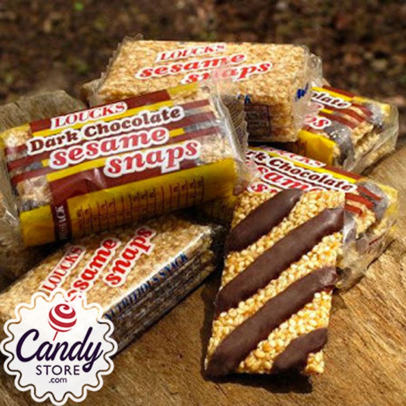 Dark Chocolate Sesame Seed Snaps – 24ct