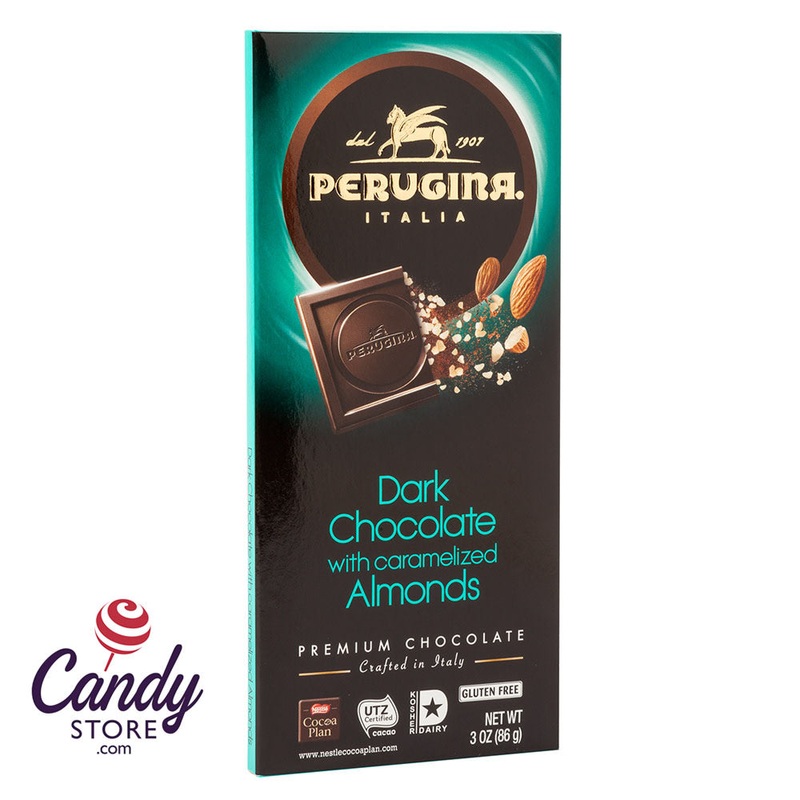 Dark Chocolate w Almonds Bars Perugina – 12ct