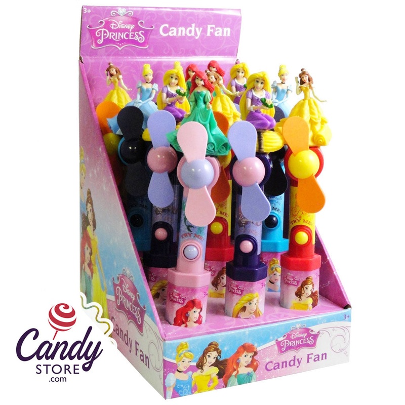 Disney Princess Candy Fans – 12ct