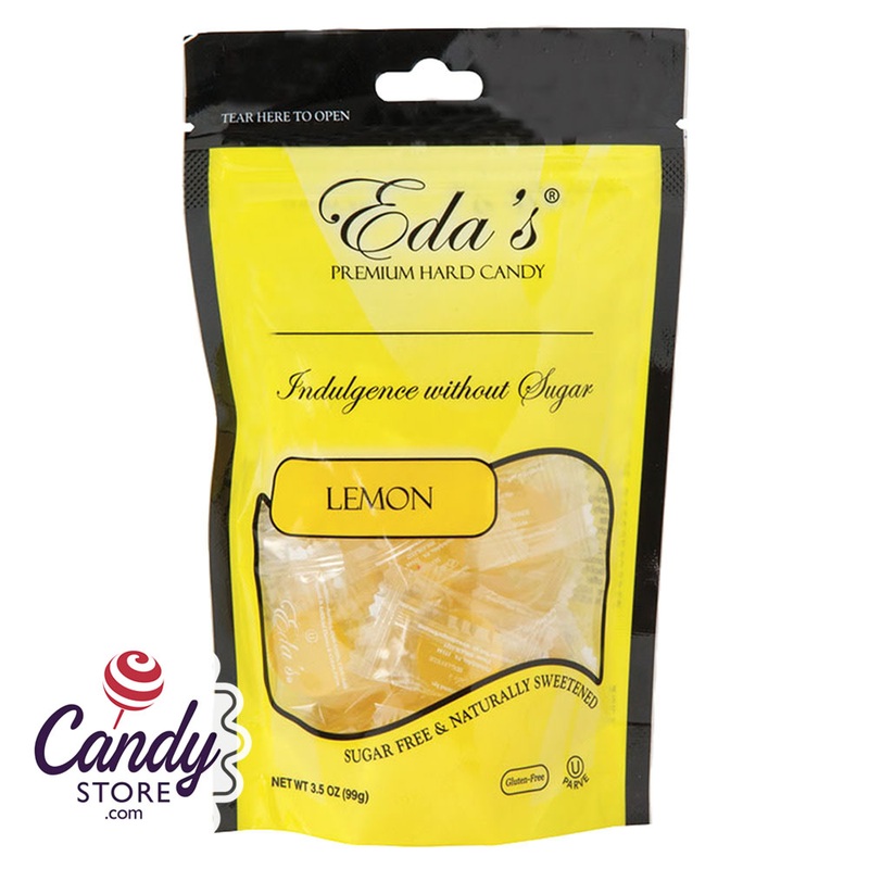 Eda’s Sugarfree Lemon 3.5oz Pouch – 12ct