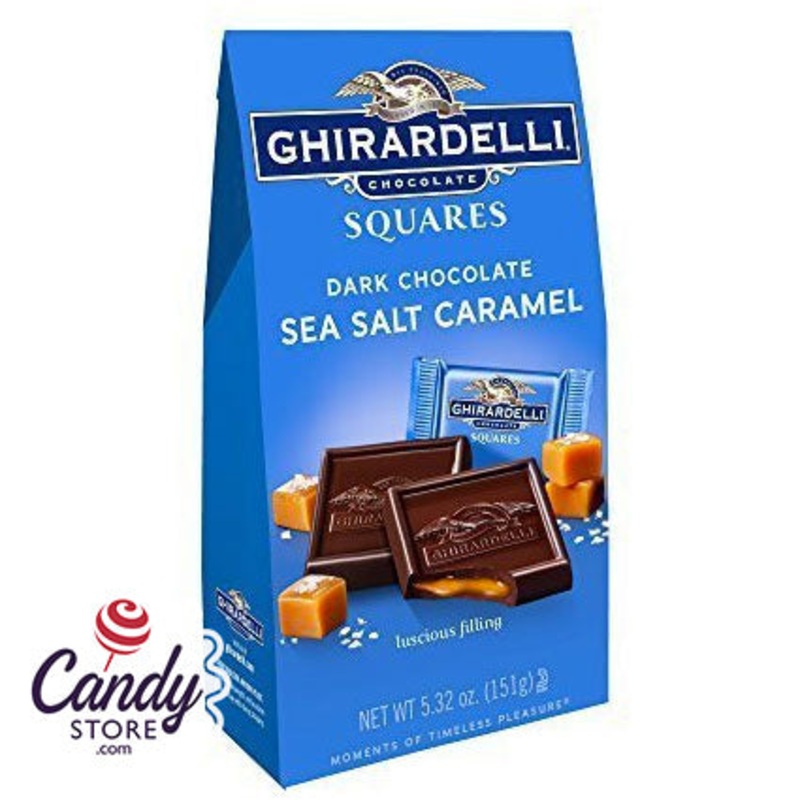 Ghirardelli Dark and Sea Salt Caramel Squares Bags – 6ct